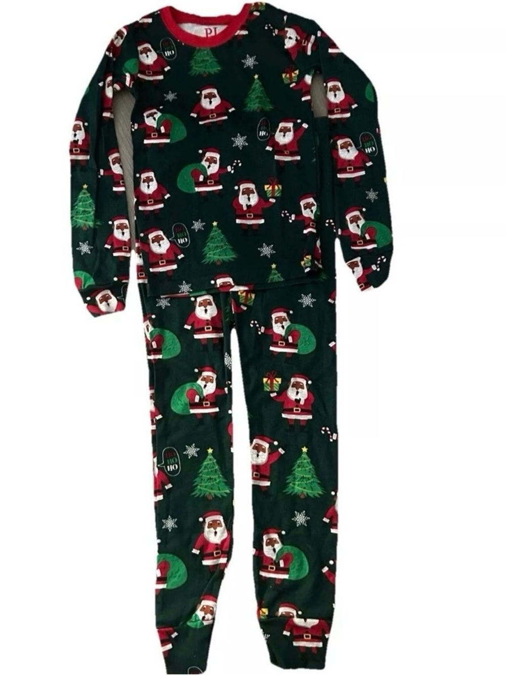 Kids The Children’s Place PJ Place Christmas Pajamas Size 6/7 Santa Winter